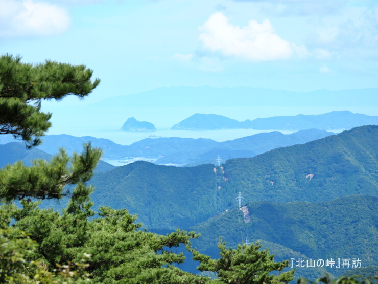 八ケ峰山頂から若狭の海の展望